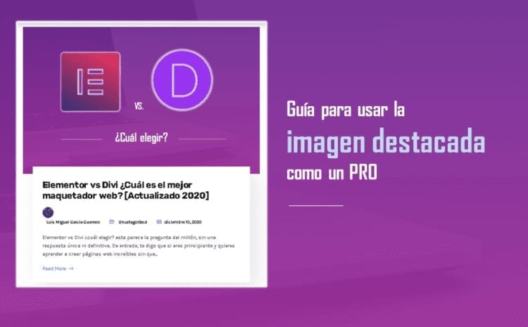 imagen destacada wordpress