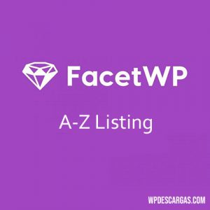 FacetWP A-Z Listing
