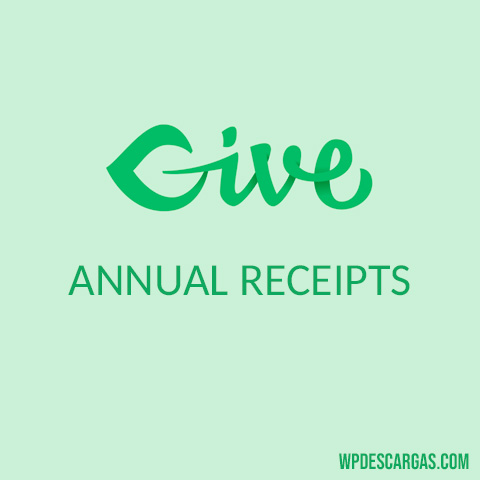 GiveWP Annual Receipts