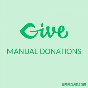 GiveWP Manual Donations