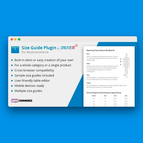 WooCommerce Product Size Guide