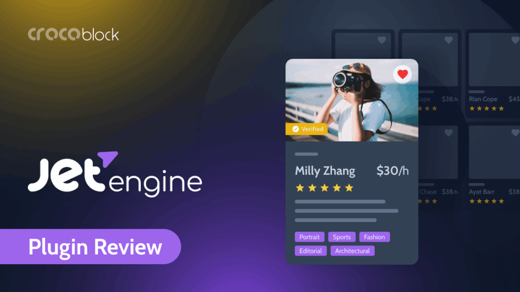WordPress Product Review JetEngine